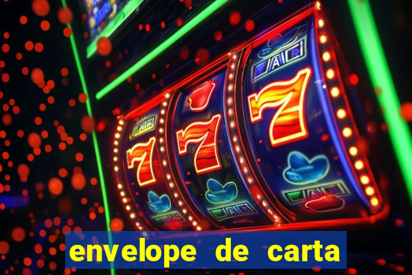 envelope de carta para imprimir